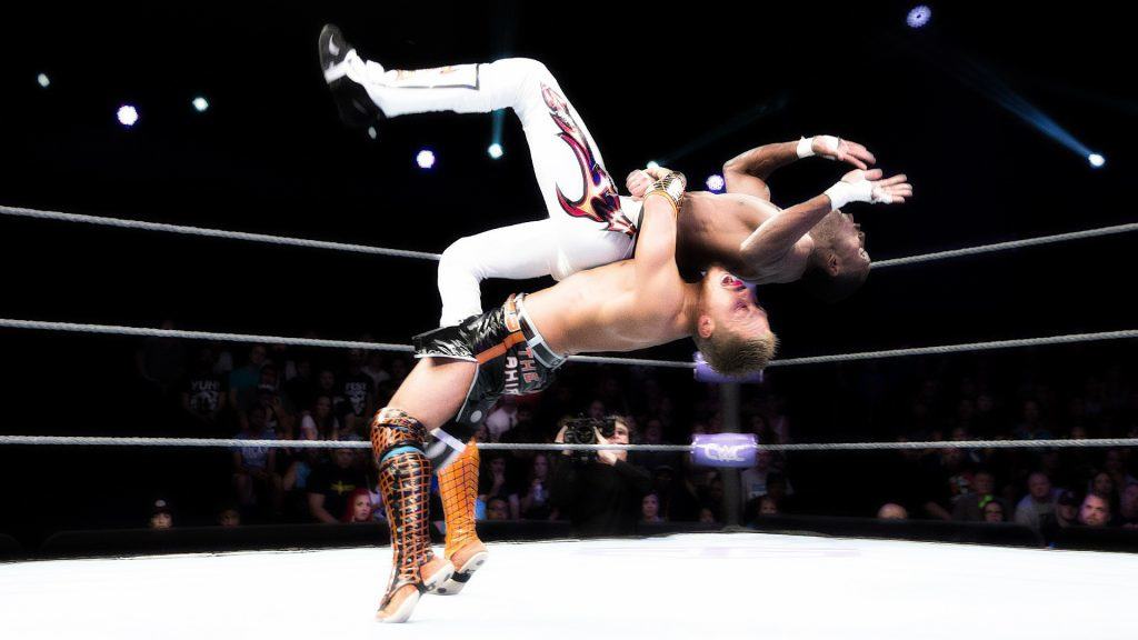 That German suplex, though.